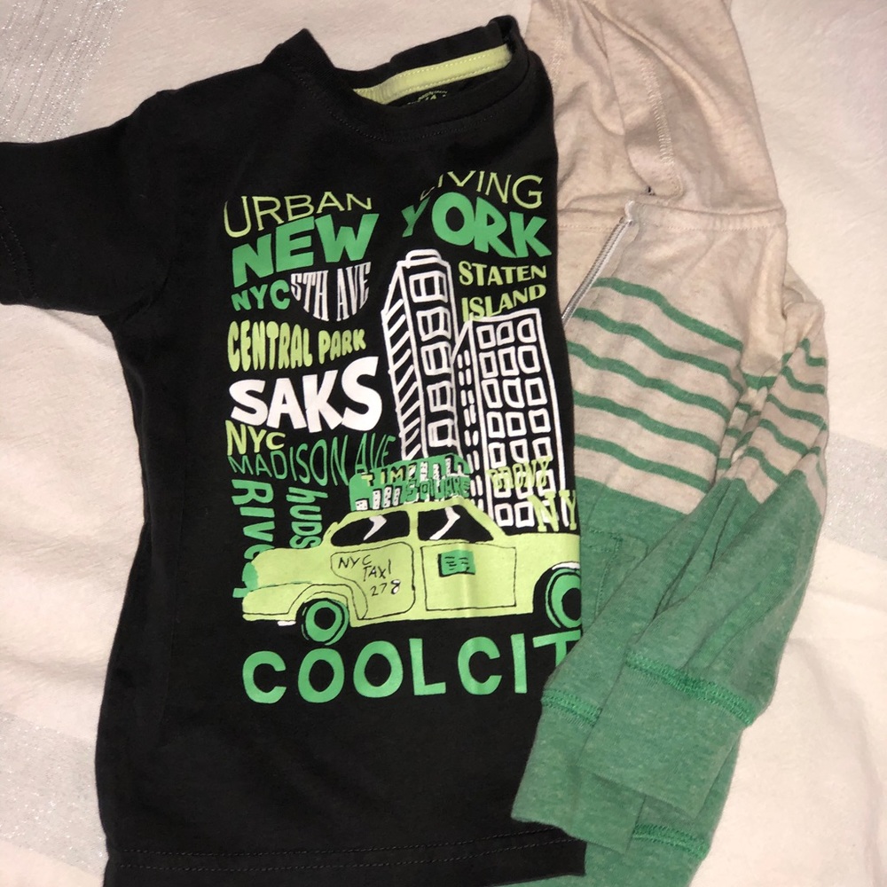 Zip up with matching T Shirt